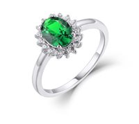 Anello Bluamante Donna in Argento Cubic Zirconia BAN385ZGV14